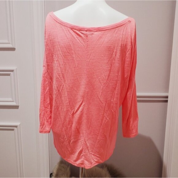 American Eagle Outfitters Oversized Boat Neck Hi Low Top- XS - Picture 3 of 10